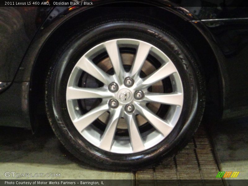 Obsidian Black / Black 2011 Lexus LS 460 AWD