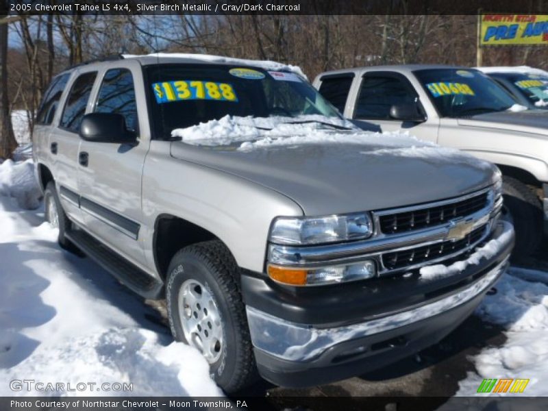 Silver Birch Metallic / Gray/Dark Charcoal 2005 Chevrolet Tahoe LS 4x4