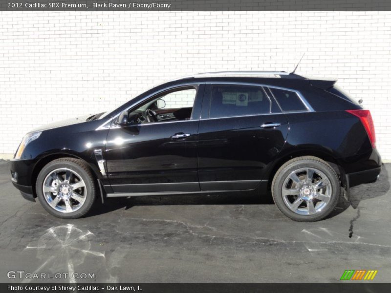 Black Raven / Ebony/Ebony 2012 Cadillac SRX Premium