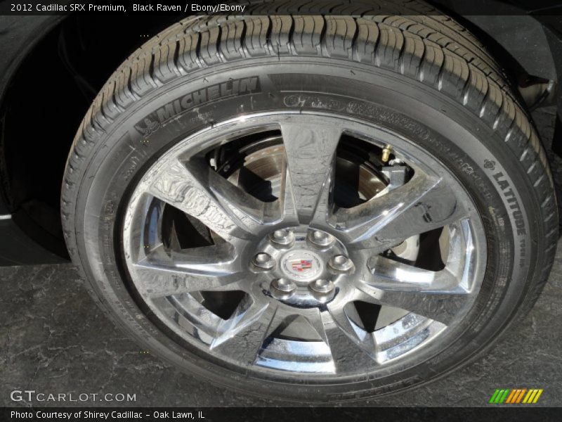 Black Raven / Ebony/Ebony 2012 Cadillac SRX Premium