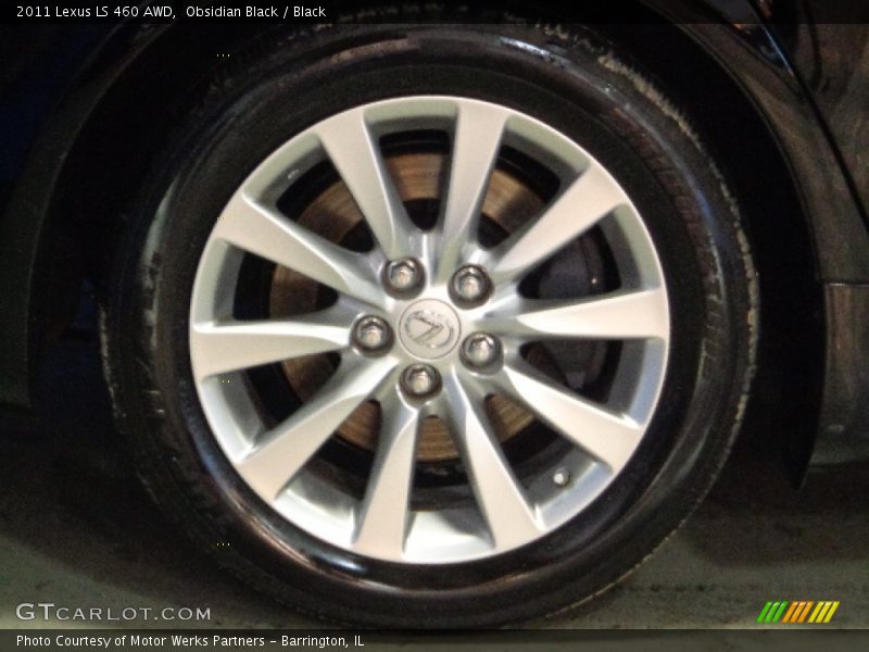 Obsidian Black / Black 2011 Lexus LS 460 AWD