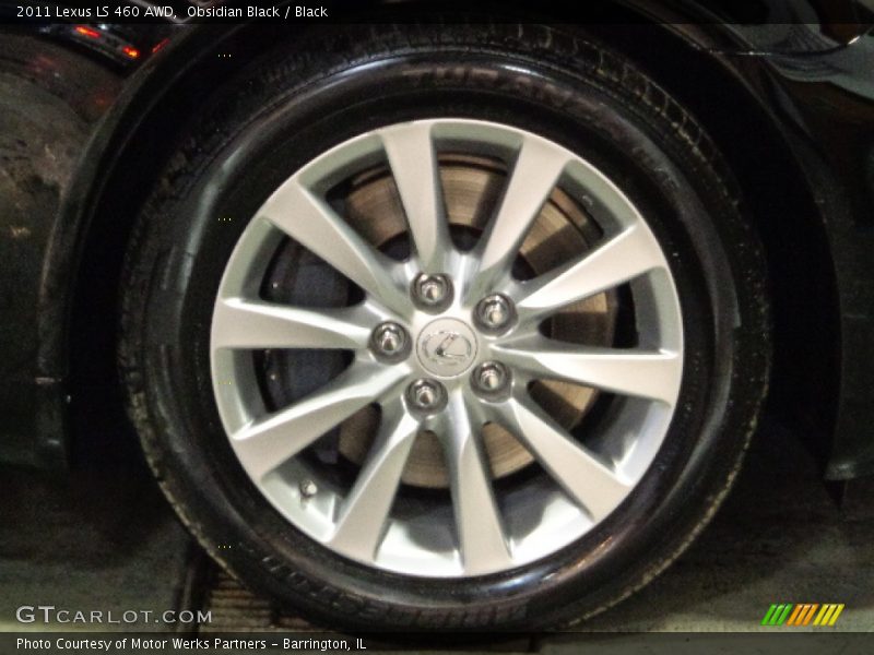 Obsidian Black / Black 2011 Lexus LS 460 AWD