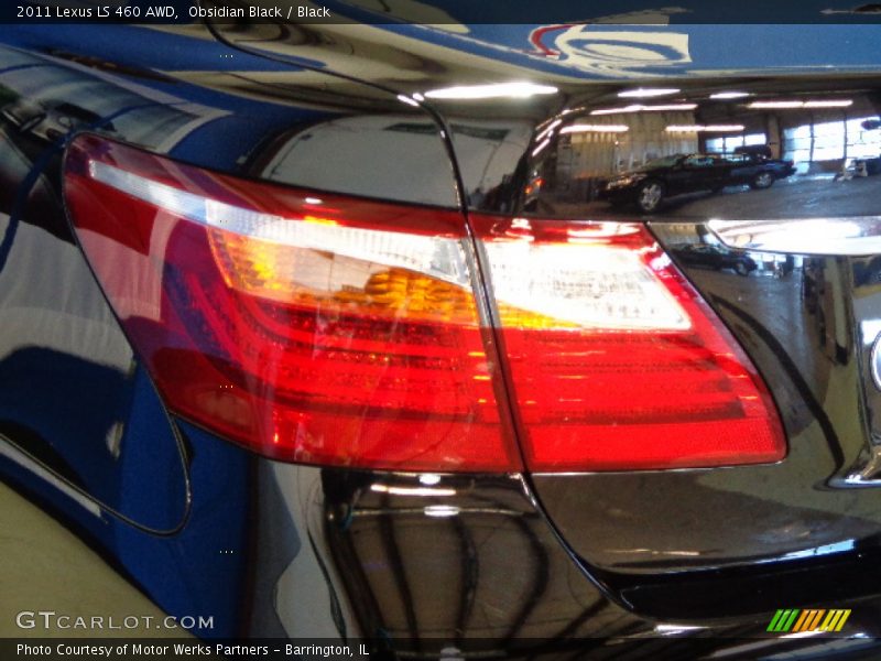 Obsidian Black / Black 2011 Lexus LS 460 AWD