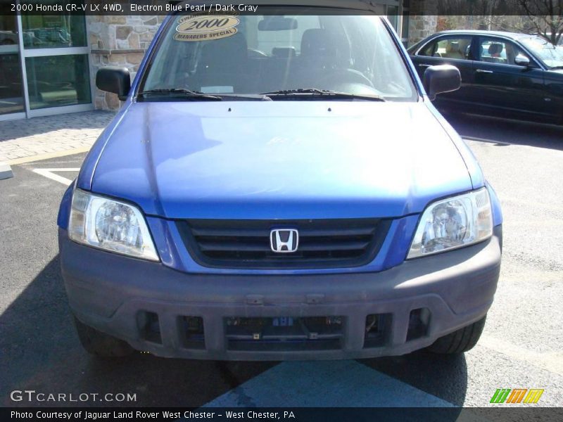 Electron Blue Pearl / Dark Gray 2000 Honda CR-V LX 4WD