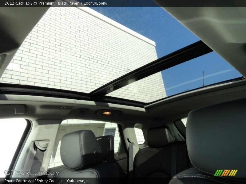 Black Raven / Ebony/Ebony 2012 Cadillac SRX Premium