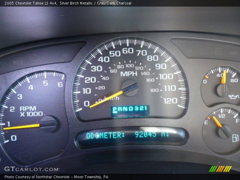 Silver Birch Metallic / Gray/Dark Charcoal 2005 Chevrolet Tahoe LS 4x4