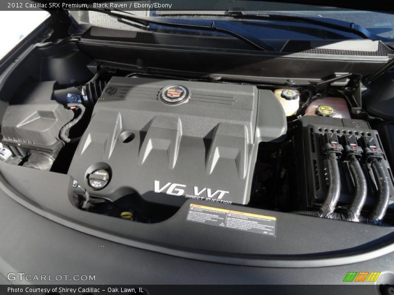 Black Raven / Ebony/Ebony 2012 Cadillac SRX Premium