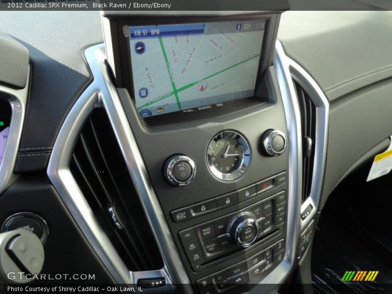Black Raven / Ebony/Ebony 2012 Cadillac SRX Premium