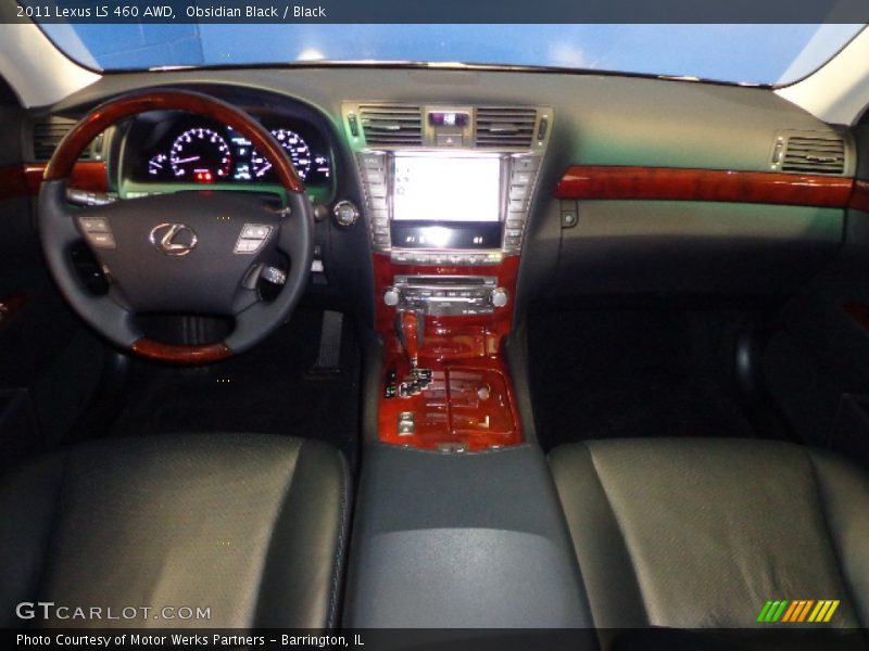 Obsidian Black / Black 2011 Lexus LS 460 AWD