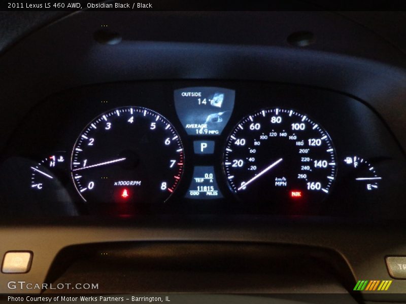 Obsidian Black / Black 2011 Lexus LS 460 AWD