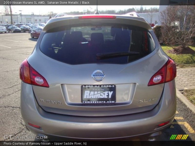 Saharan Stone Metallic / Black 2009 Nissan Murano SL AWD