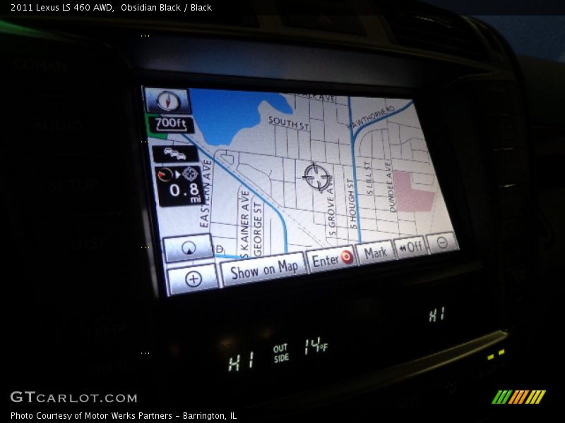 Obsidian Black / Black 2011 Lexus LS 460 AWD