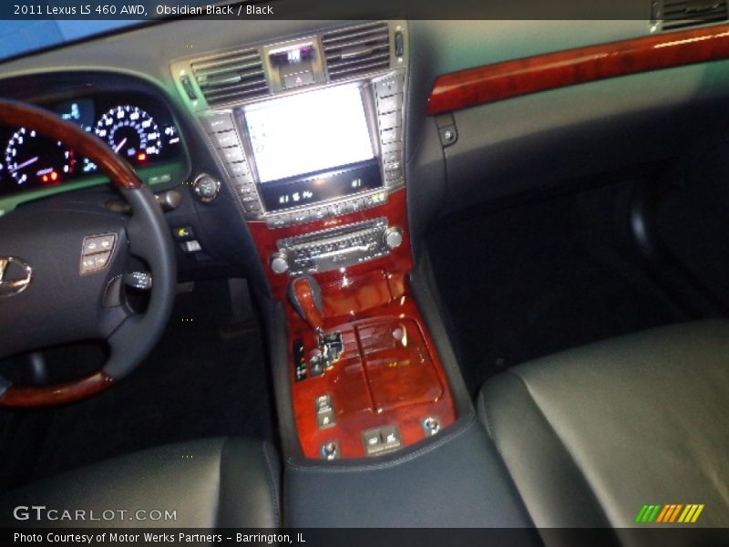 Obsidian Black / Black 2011 Lexus LS 460 AWD