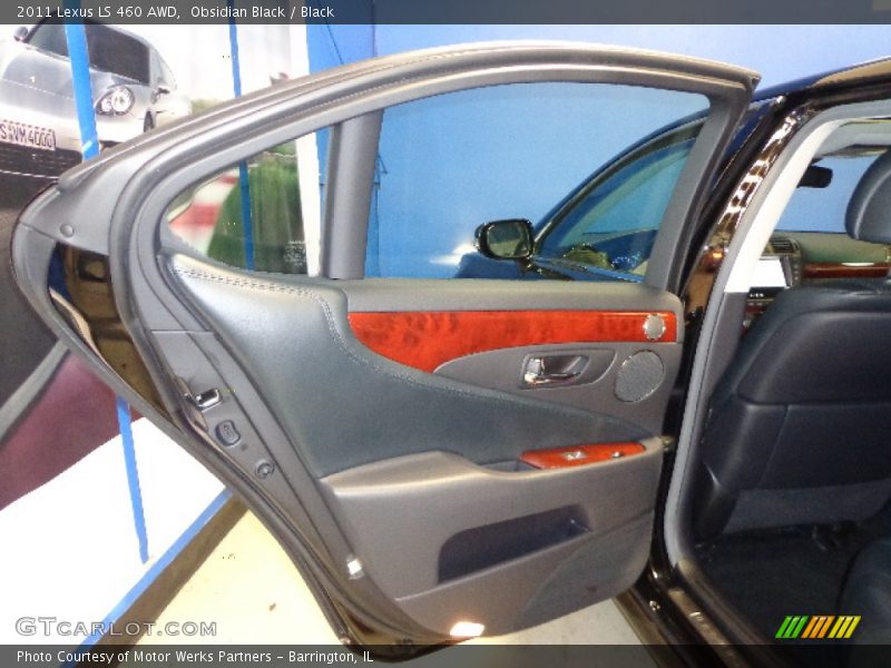 Obsidian Black / Black 2011 Lexus LS 460 AWD