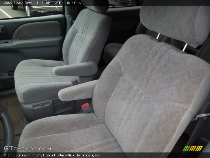 Sailfin Blue Metallic / Gray 2000 Toyota Sienna LE