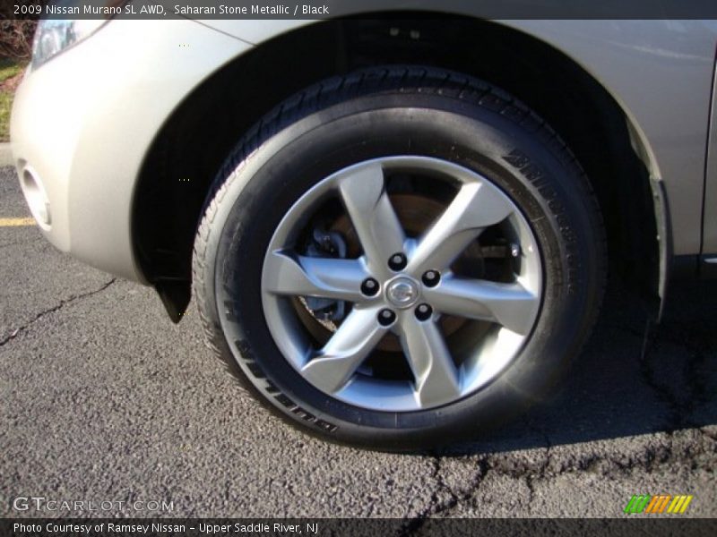 Saharan Stone Metallic / Black 2009 Nissan Murano SL AWD