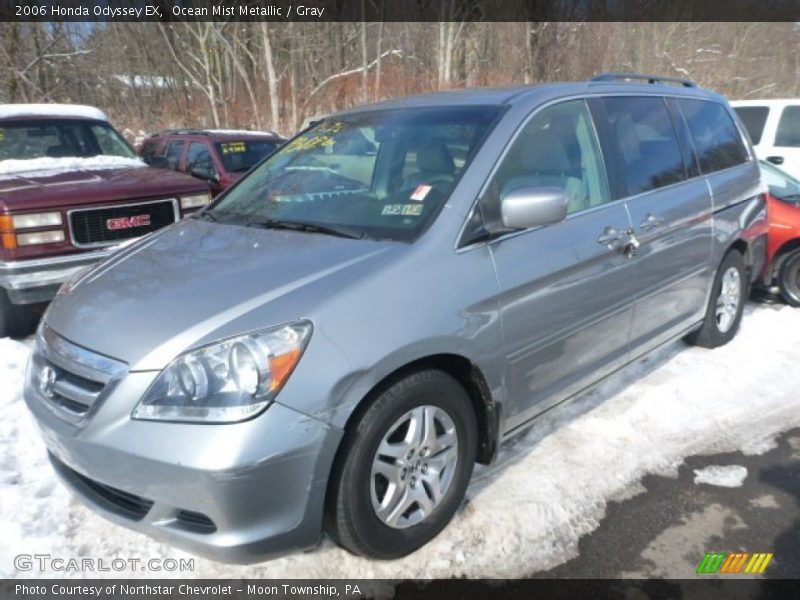 Ocean Mist Metallic / Gray 2006 Honda Odyssey EX