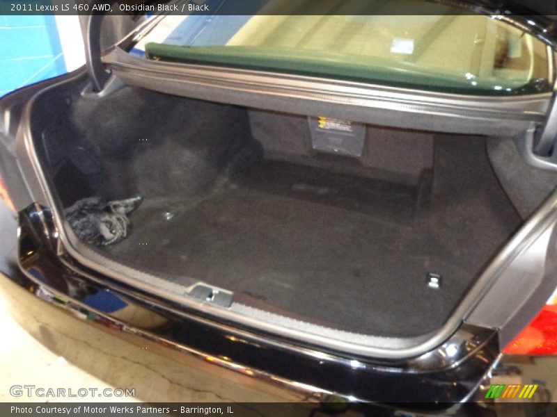Obsidian Black / Black 2011 Lexus LS 460 AWD