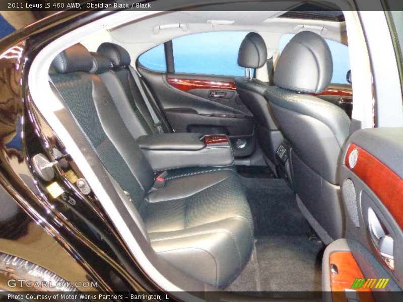 Obsidian Black / Black 2011 Lexus LS 460 AWD