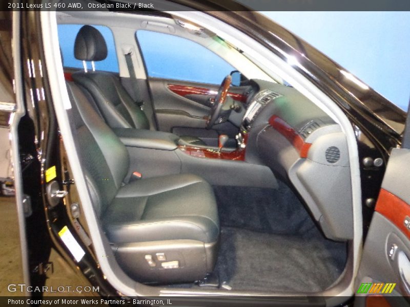 Obsidian Black / Black 2011 Lexus LS 460 AWD