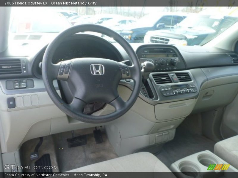 Ocean Mist Metallic / Gray 2006 Honda Odyssey EX
