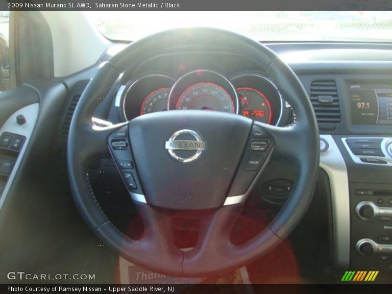 Saharan Stone Metallic / Black 2009 Nissan Murano SL AWD