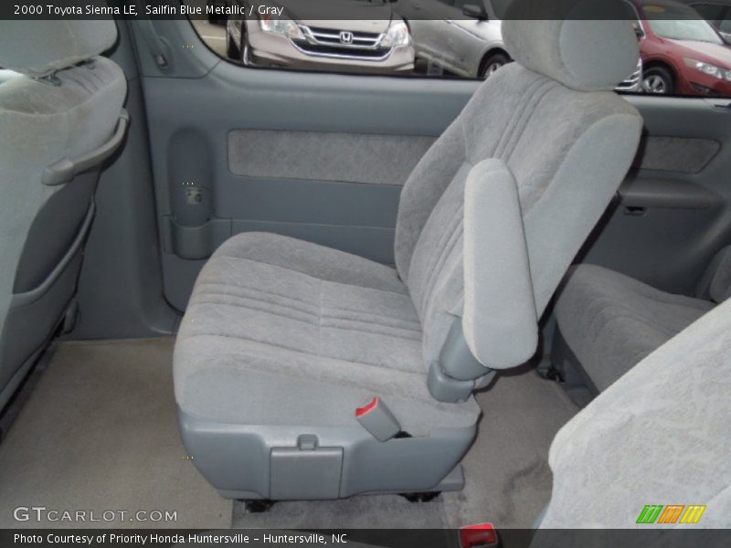 Sailfin Blue Metallic / Gray 2000 Toyota Sienna LE