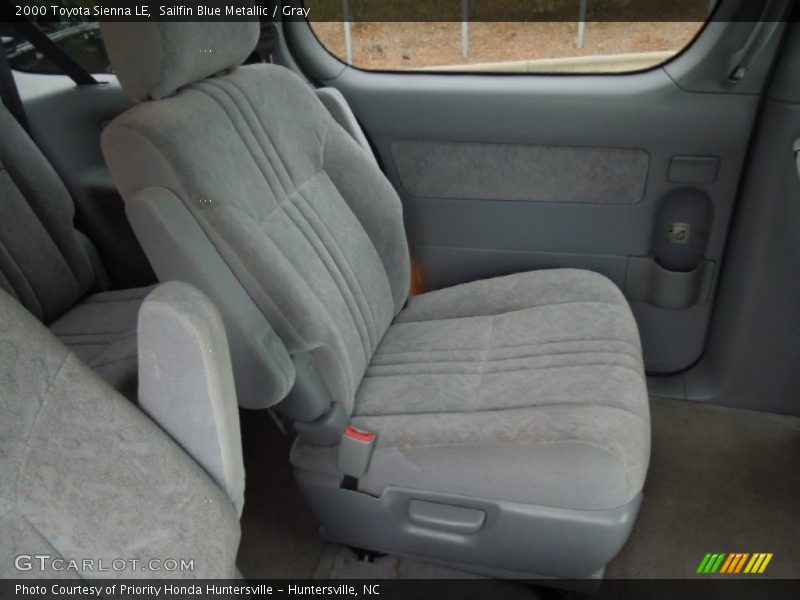 Sailfin Blue Metallic / Gray 2000 Toyota Sienna LE