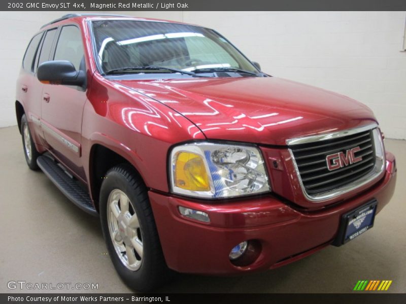 Magnetic Red Metallic / Light Oak 2002 GMC Envoy SLT 4x4