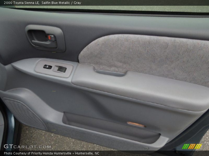 Sailfin Blue Metallic / Gray 2000 Toyota Sienna LE
