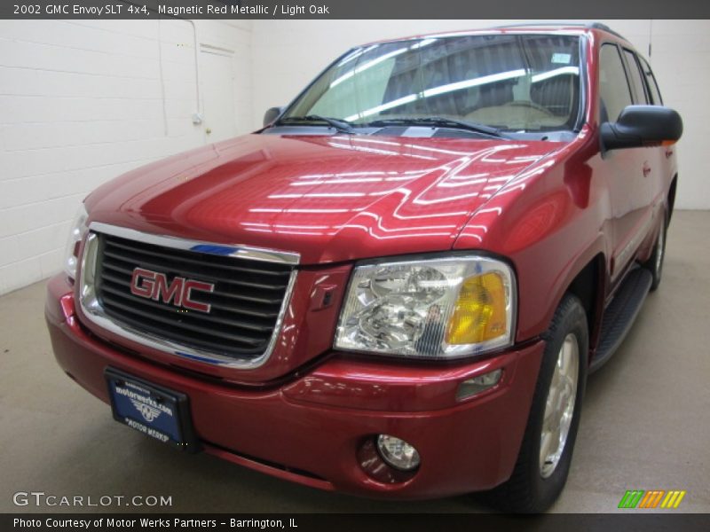 Magnetic Red Metallic / Light Oak 2002 GMC Envoy SLT 4x4