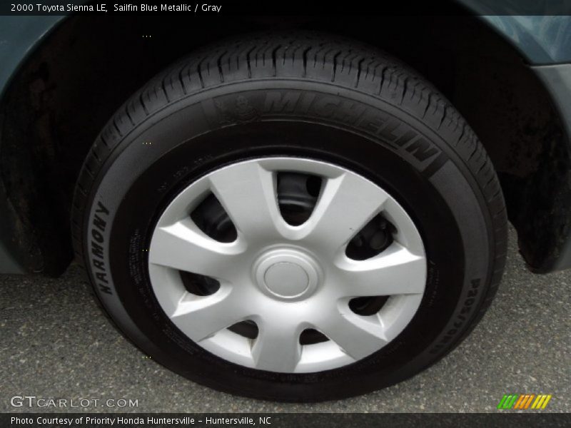 Sailfin Blue Metallic / Gray 2000 Toyota Sienna LE