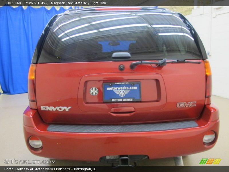 Magnetic Red Metallic / Light Oak 2002 GMC Envoy SLT 4x4