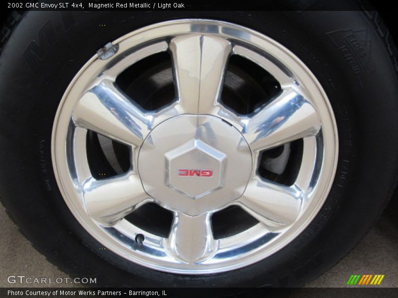 Magnetic Red Metallic / Light Oak 2002 GMC Envoy SLT 4x4