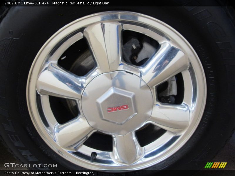 Magnetic Red Metallic / Light Oak 2002 GMC Envoy SLT 4x4
