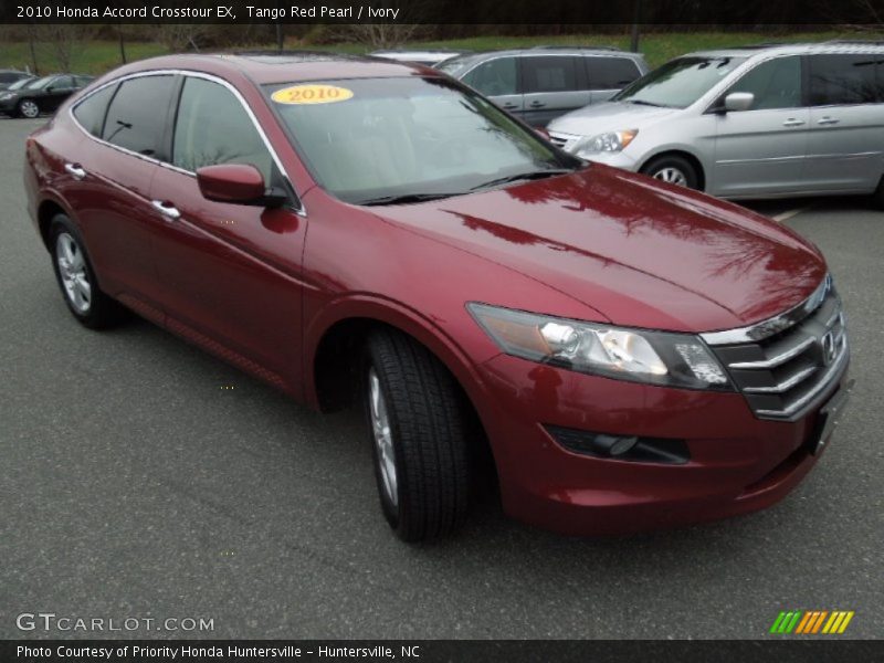 Tango Red Pearl / Ivory 2010 Honda Accord Crosstour EX