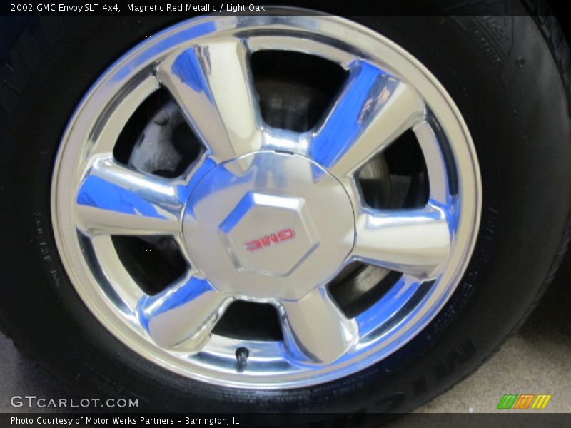 Magnetic Red Metallic / Light Oak 2002 GMC Envoy SLT 4x4