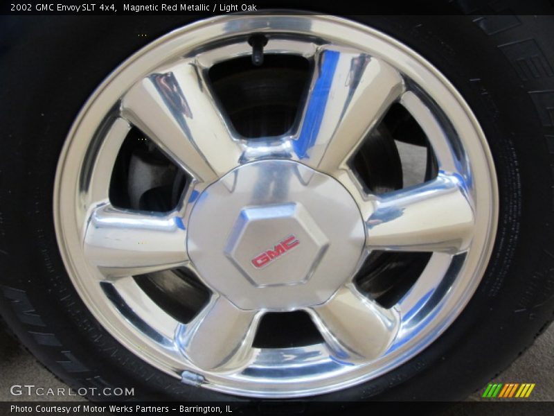 Magnetic Red Metallic / Light Oak 2002 GMC Envoy SLT 4x4