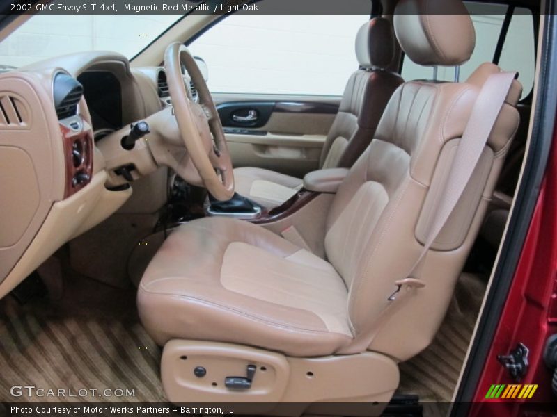 Magnetic Red Metallic / Light Oak 2002 GMC Envoy SLT 4x4