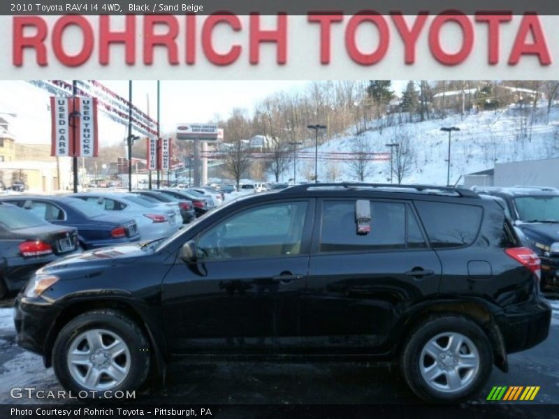 Black / Sand Beige 2010 Toyota RAV4 I4 4WD