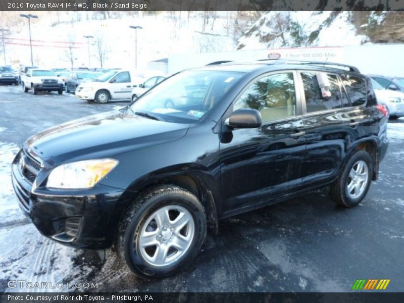 Black / Sand Beige 2010 Toyota RAV4 I4 4WD