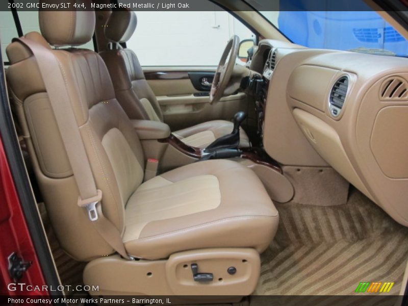 Magnetic Red Metallic / Light Oak 2002 GMC Envoy SLT 4x4