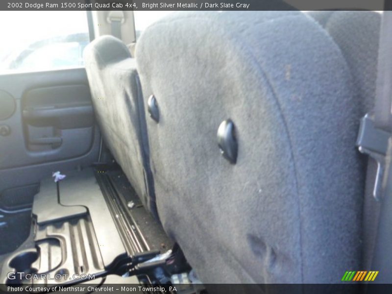 Bright Silver Metallic / Dark Slate Gray 2002 Dodge Ram 1500 Sport Quad Cab 4x4