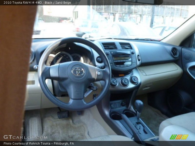 Black / Sand Beige 2010 Toyota RAV4 I4 4WD