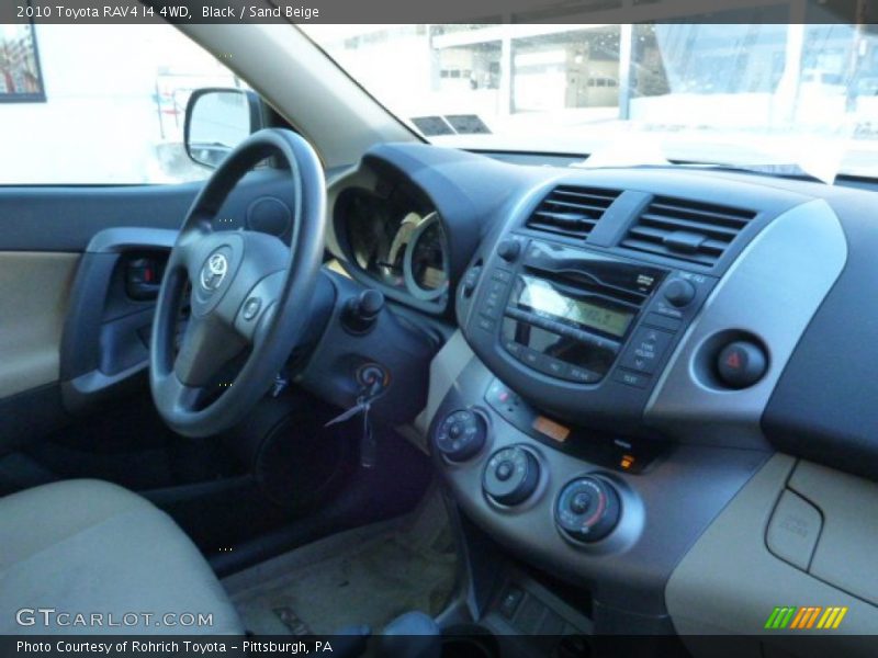 Black / Sand Beige 2010 Toyota RAV4 I4 4WD