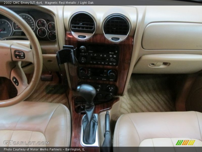 Magnetic Red Metallic / Light Oak 2002 GMC Envoy SLT 4x4