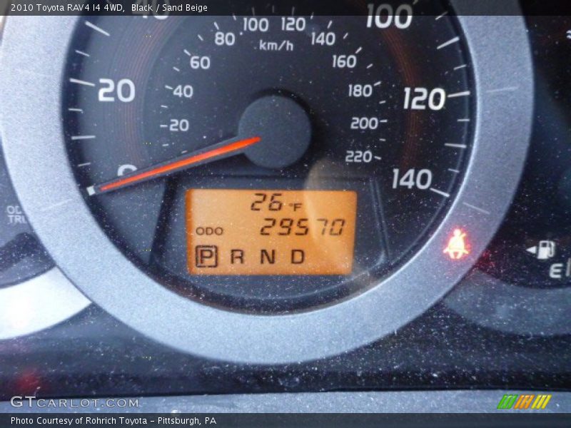 Black / Sand Beige 2010 Toyota RAV4 I4 4WD