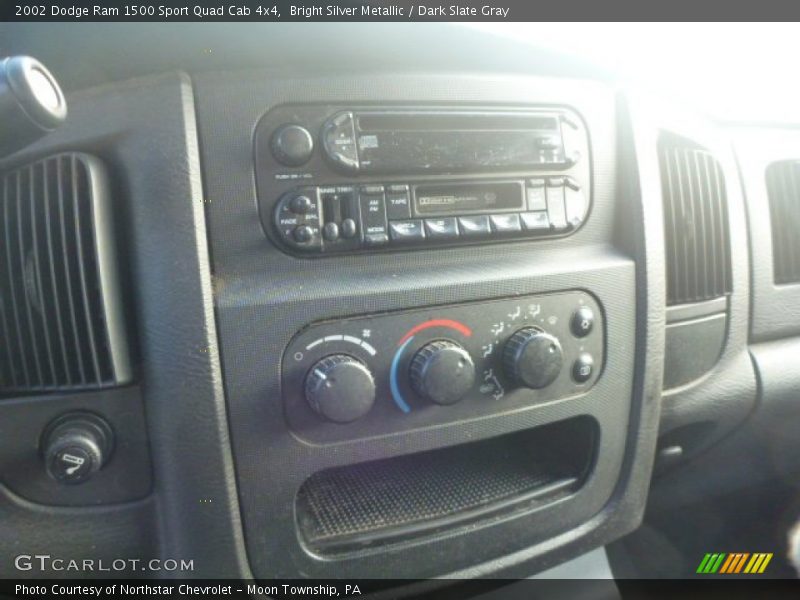 Bright Silver Metallic / Dark Slate Gray 2002 Dodge Ram 1500 Sport Quad Cab 4x4
