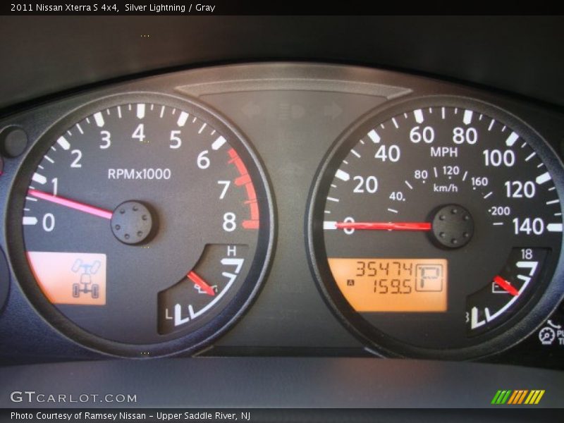 Silver Lightning / Gray 2011 Nissan Xterra S 4x4