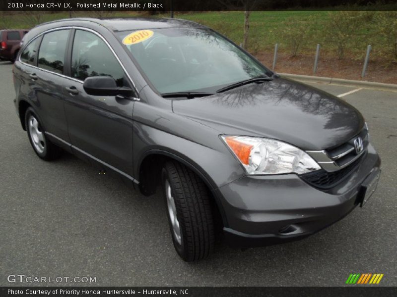 Polished Metal Metallic / Black 2010 Honda CR-V LX
